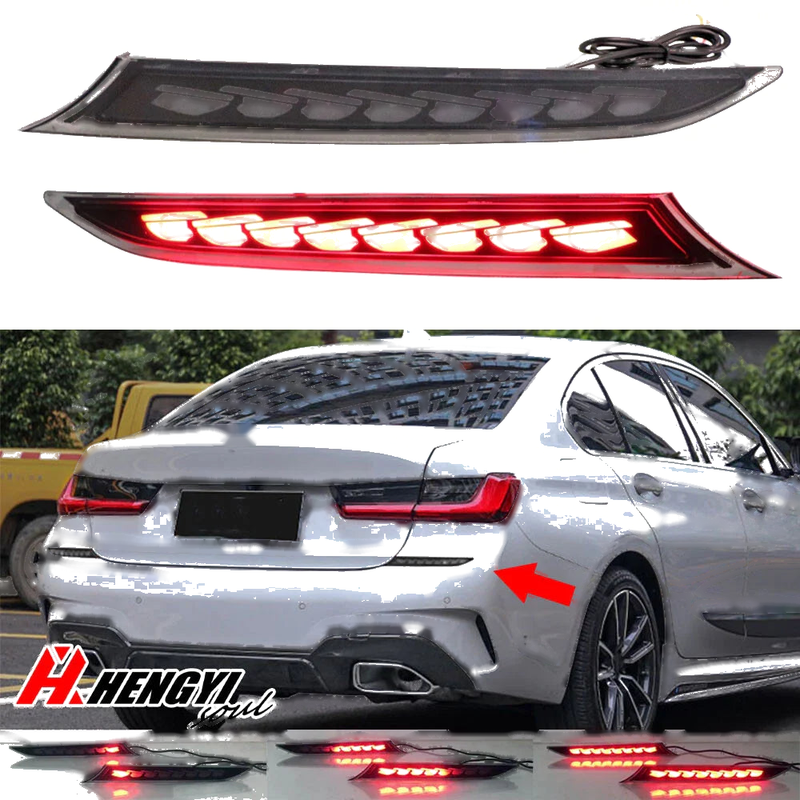 BMW G20 3 Series LED Rear Reflector Light Dynamic Turn Signal (2019–2021)