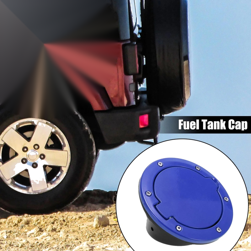 Jeep Wrangler JK Unlimited Gas Filler Fuel Tank Cap (2007-2018)