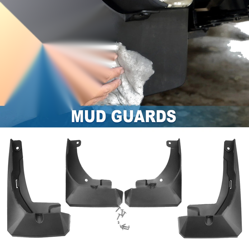 Toyota Corolla Cross Front & Rear Side Mud Flap Splash Guard (2021–2023)