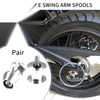 Motorbike Pair Swingarm Spools 6mm