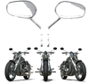 Harley V Rod Dyna Street Bo FXDB Chrome Rear View Side Mirror (2006-2017)