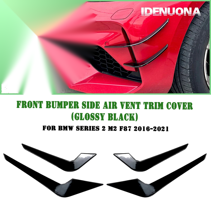 BMW 2 Series M2 F87 4 x Front Side Air Vent Trims (2016-2021)