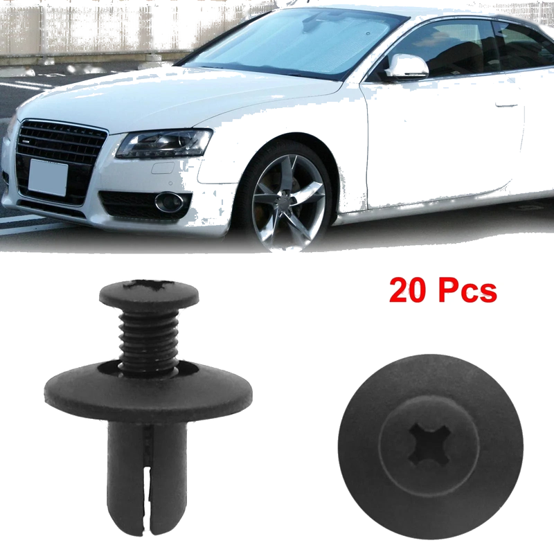 Chevrolet 8mm Plastic Rivets Clips Fasteners