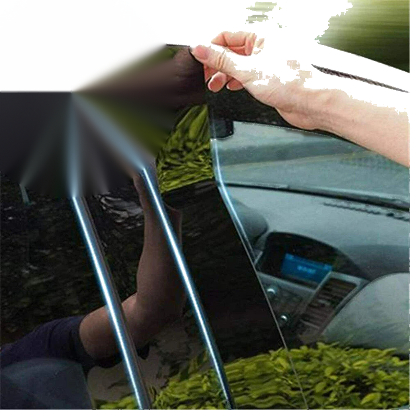 Honda Fit Jazz Glossy Black Door Window Pillar Post Covers (2014-2019)