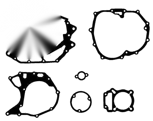 Honda TRX200 TRX 200D FourTrax Engine Gasket Set