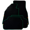 BMW 6 Series F12 Convertible 2011-2018 Green Trim AutoWin Floor Mats