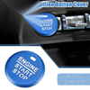 Ford Mustang (2015-2021) Blue Engine Start Stop Ignition Button Cover