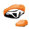 Toyota Prius Orange 210D-PU with Zipper Waterproof All Weather Car Cover