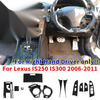 Lexus IS250 IS300 RHD / 12x / Carbon Fiber Interior Trim Cover (2006–2011)