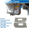 Chevy Tahoe Left & Right Gray Sun Visor Covers (1995-1999)