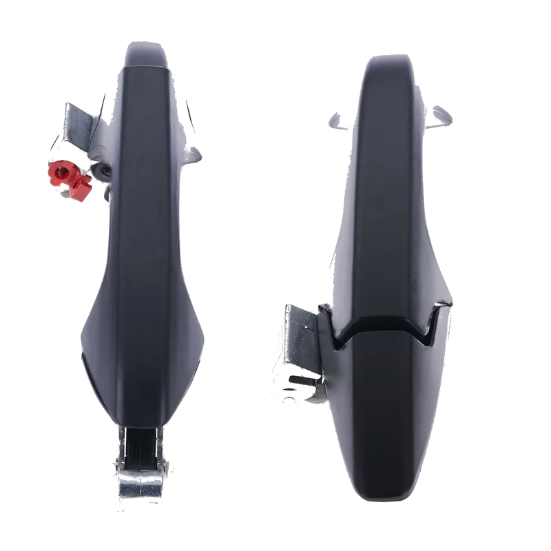 Honda CRV Set of 2 Rear Left + Right Door Handle Outer Black (2007–2012)