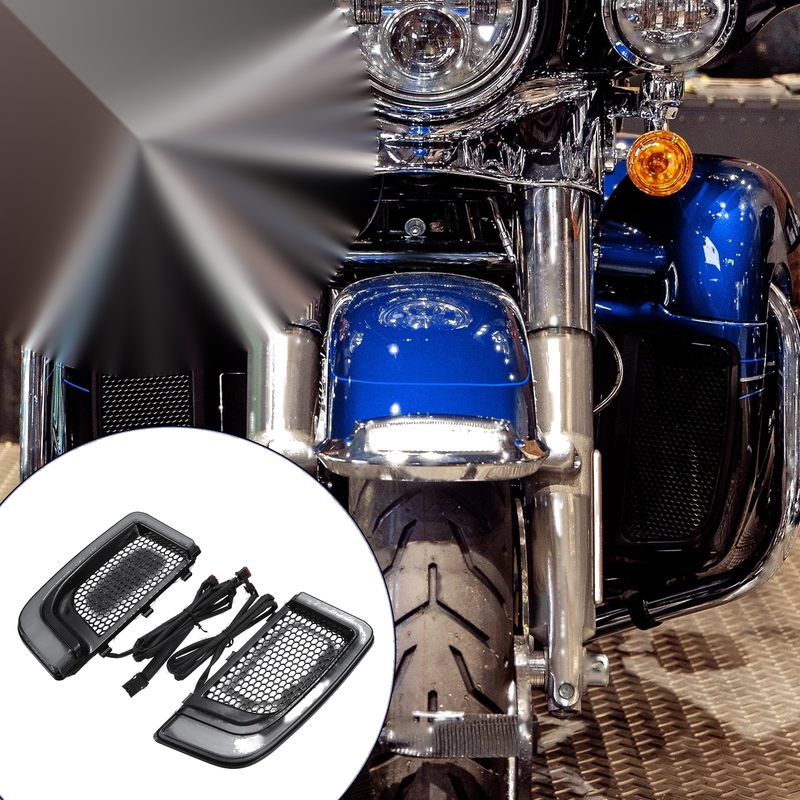 Harley Road Glide Street Set Motorcycle Fairing Lower Grills Turn Signals