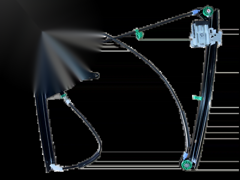 Volkswagen Golf Front Left Window Regulator W/o Motor (1992–1999)
