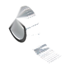Car, Motorcycle and Boat Laser Silver Tone Pinstripe Tape 50mmx50m
