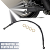 Motorcycle Set / 45cm / Motorcycle Brake Clutch Oil Hose Throttle Pipe Black