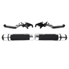 Speed Twin Silver Extendable Brake Clutch Levers Grip Set (2019-2023)