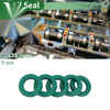 Oil Seal 5 Pcs / Rotary Shaft Seal TPU 22x35x6mm High Pressure Green