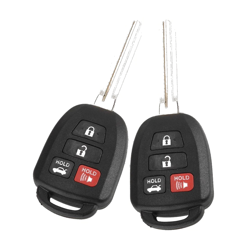 Toyota Highlander, Sequoia, RAV4, Corolla 2 x Keychain Remote Control