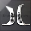 Toyota Land Cruiser Prado FJ80 Chrome Side Wind Cover (1990-1997)