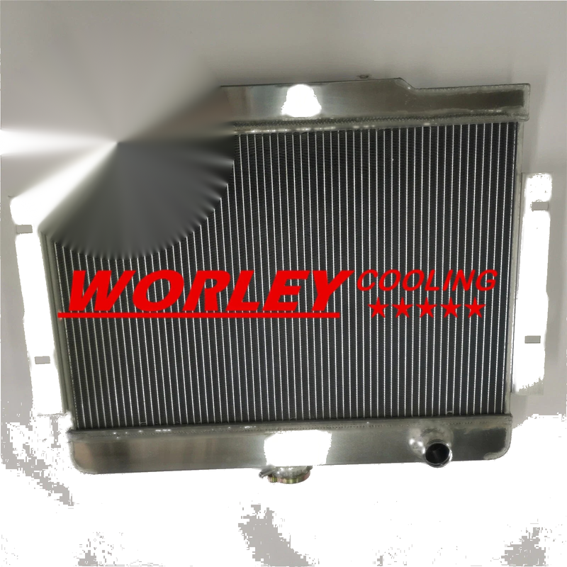 72-86 Jeep CJ5 / CJ7 V8 with Fans Aluminum Radiator (1972-1986)