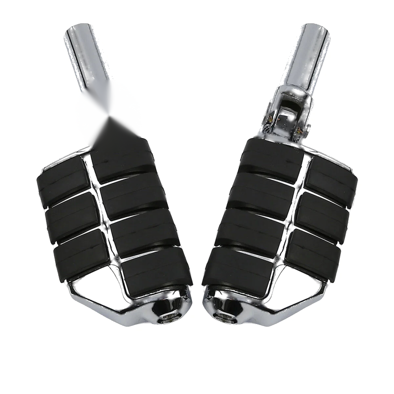 Harley Softail Slim Chrome Rear Passenger Foot Pegs (2012-2017)