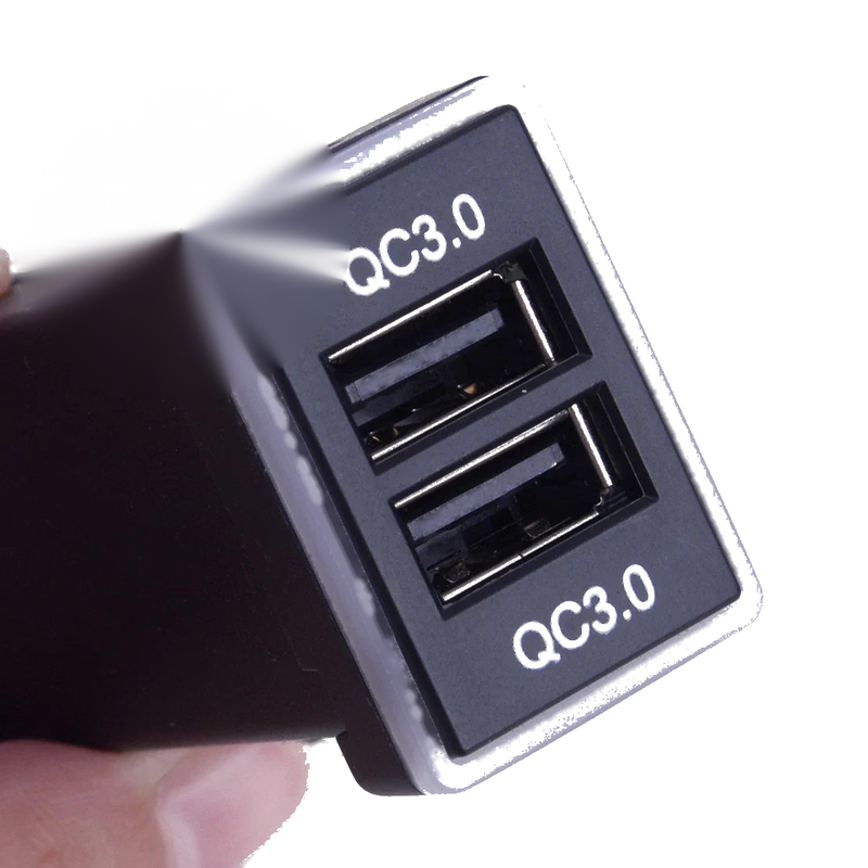 Toyota Camry RAV4 Cruiser QC 3.0 Dual USB Car Charger Fast Charging
