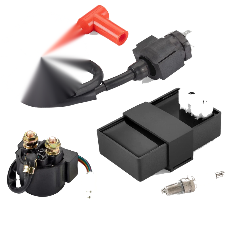 Honda Foreman 400 Ignition Coil Spark Plug CDI Relay (1995–2003)