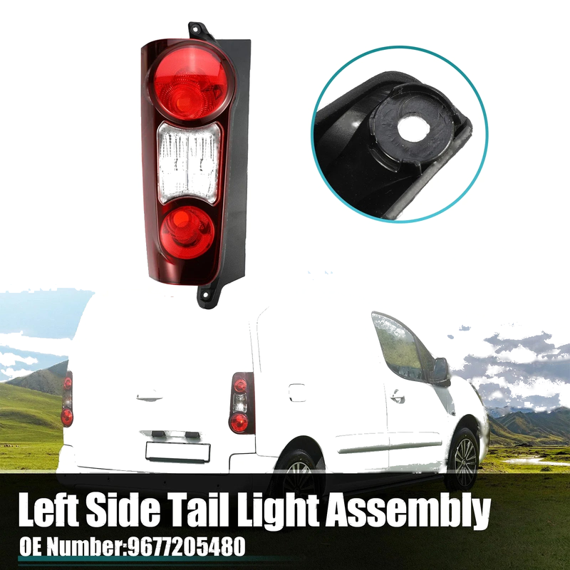 Peugeot Partner Right Side Tail Light Lens Housing (2012-2019)