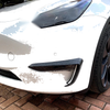 Tesla Model Y Adhesive Bumper Side C Canards Covers Trims (2020–2024)