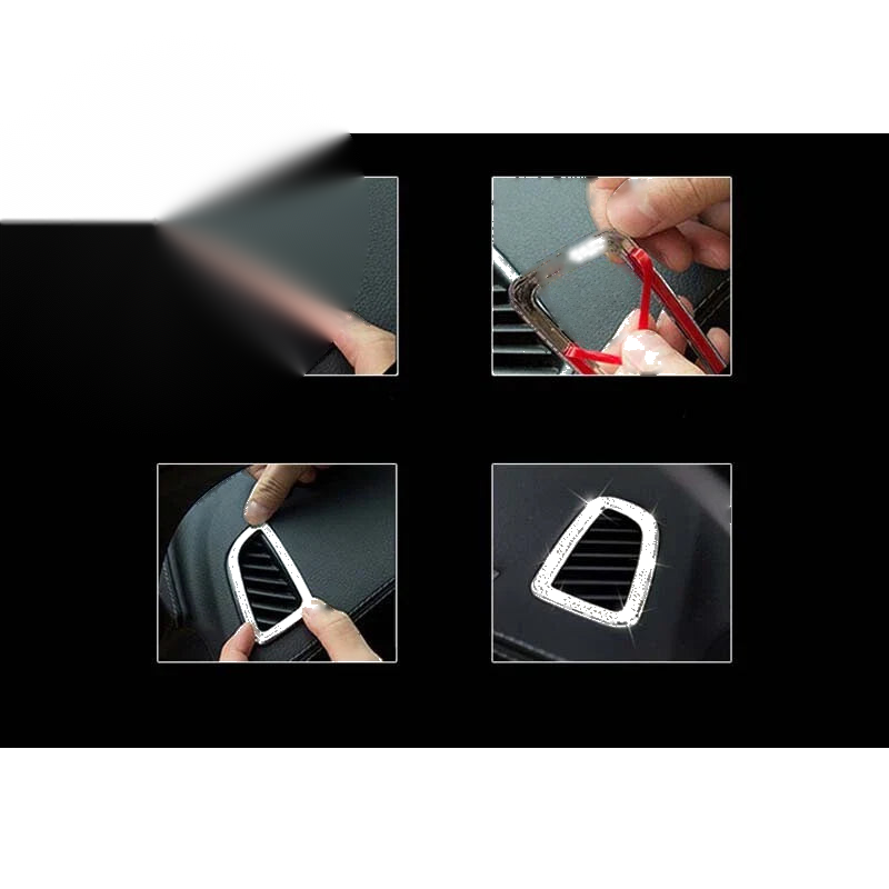 Benz C GLC W205 2015+ Crystal Air Condition Vent Outlet Cover Trim Border