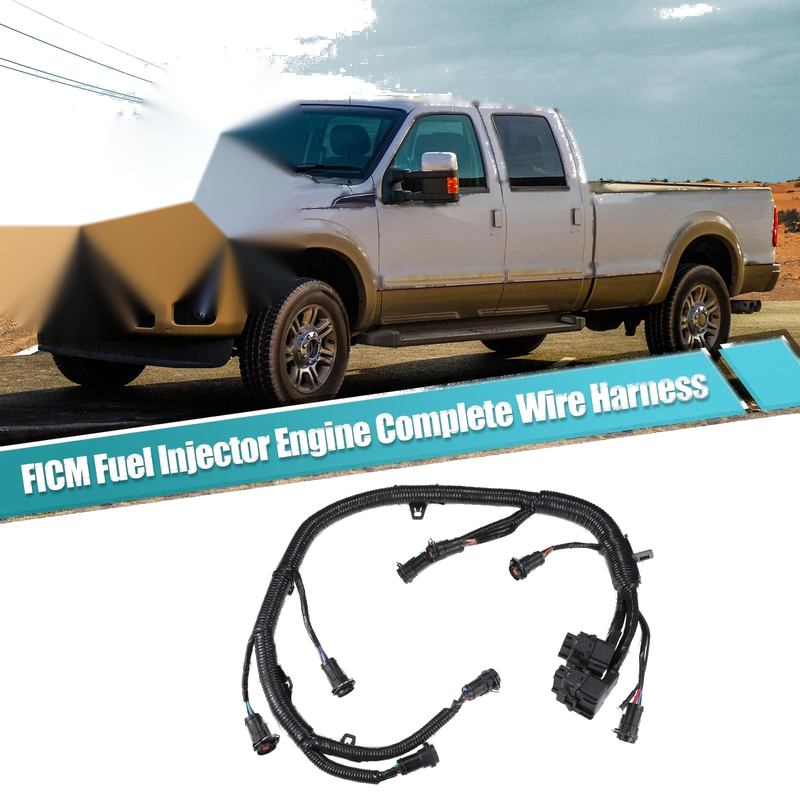 Ford F250 F350 F450 F550 Fuel Injector Engine Wire Harness (2003-2007)