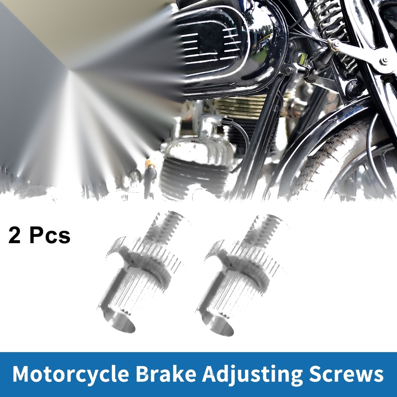Motorcycle Brake Lever Barrel Adjusters Screws M10 2 x