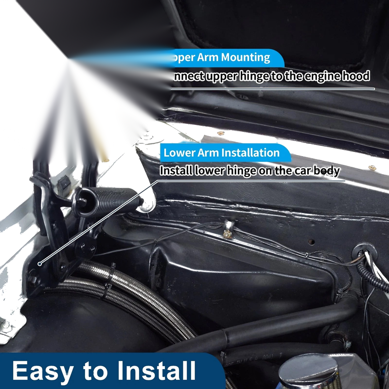 Toyota Tacoma Hood Hinges 1 Pair (2015-2022)
