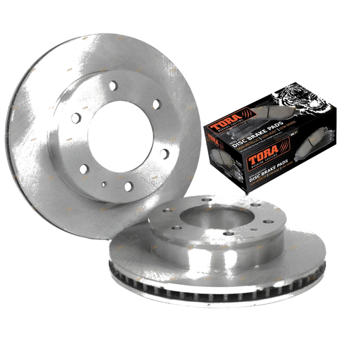 Mazda B2600 Front Disc Brake Rotors + Pads (2002-2011)