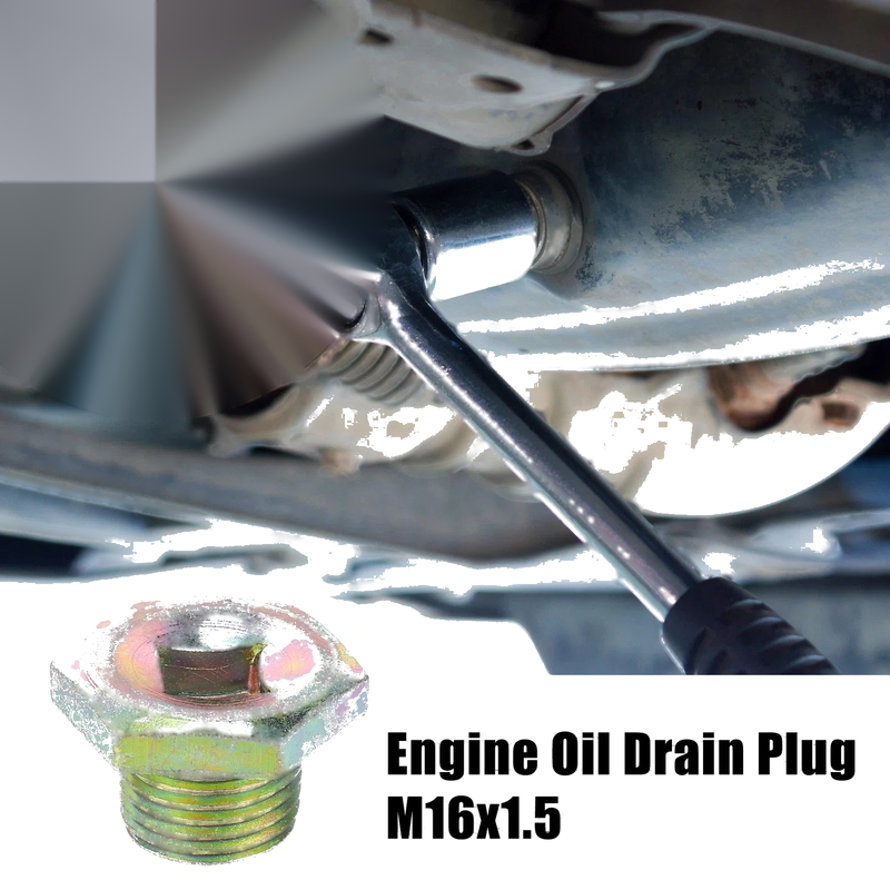 Mini 4 x M16x1.5 Engine Oil Drain Plug Screws with Seal Rings