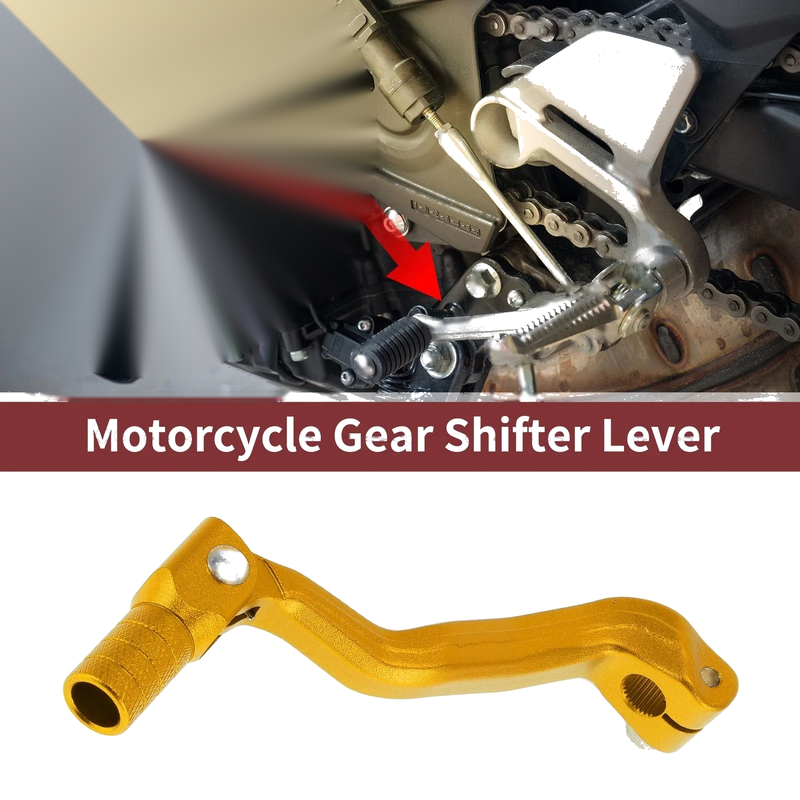 Bosuer M4 Gold Tone Folding Gear Shifter Lever