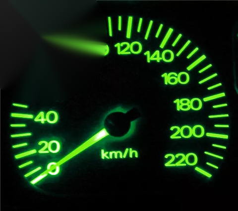 Mazda MX-6 Green LED Dash Instrument Cluster Light Upgrade Kit (1992-1997)