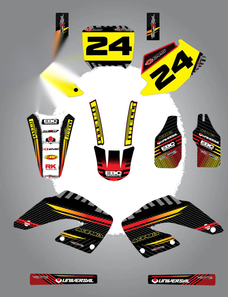 Honda CR 250 Full Custom Graphic Kit (2002-2013)