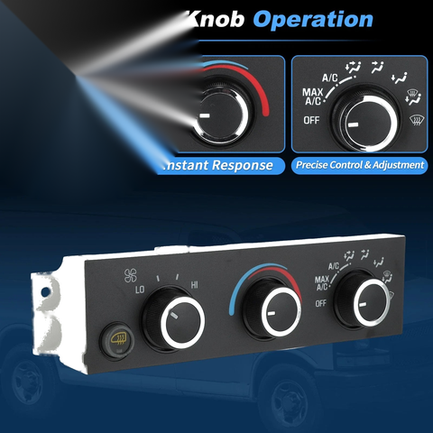Chevrolet Express 2500 3500 A/C Heater Climate Control Module Panel