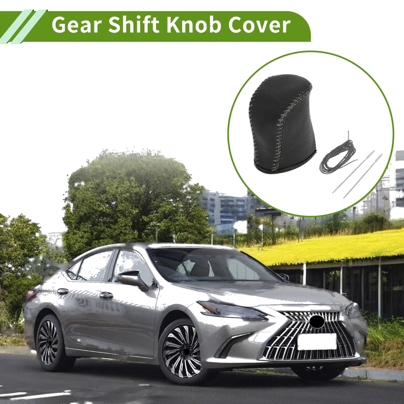 Lexus NX300 2014-2021 - Pebbled Black Grey Car Gear Shift Knob Cover
