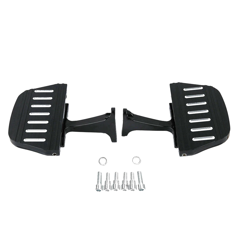 Harley Street Glide Rear Passenger Floorboards & Highway Foot Pegs (93-25)