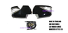 Mitsubishi L200 Triton Pajero Sport Black LED Mirror Covers (2008-2023)