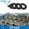 Oil Seal / 25x52x7mm / Rotary Shaft Seal Nitrile Rubber Black 5 Pcs
