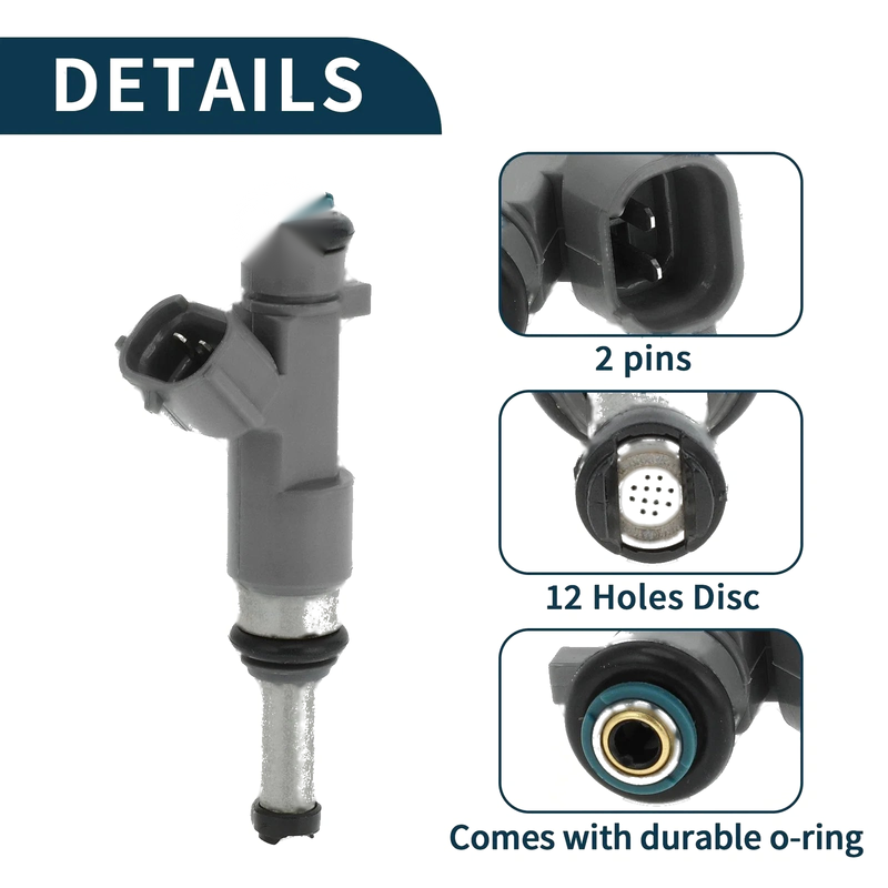 Nissan Frontier 2.5 (2008-2019) 1 Pc Gray Fuel Injector 16600EA00A