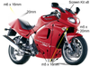Triumph Sprint ST 955 Edelstahl Verkleidung & Frontscheibe (1999–2004)