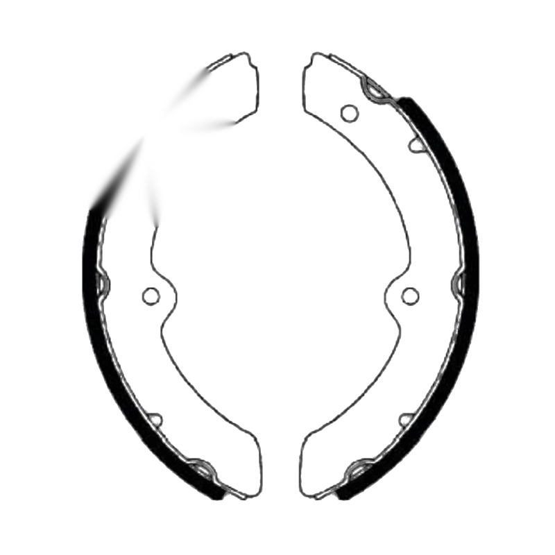Toyota Coaster Bus BB20 BB31 Front Brake Shoes Lining Set (1982–1993)