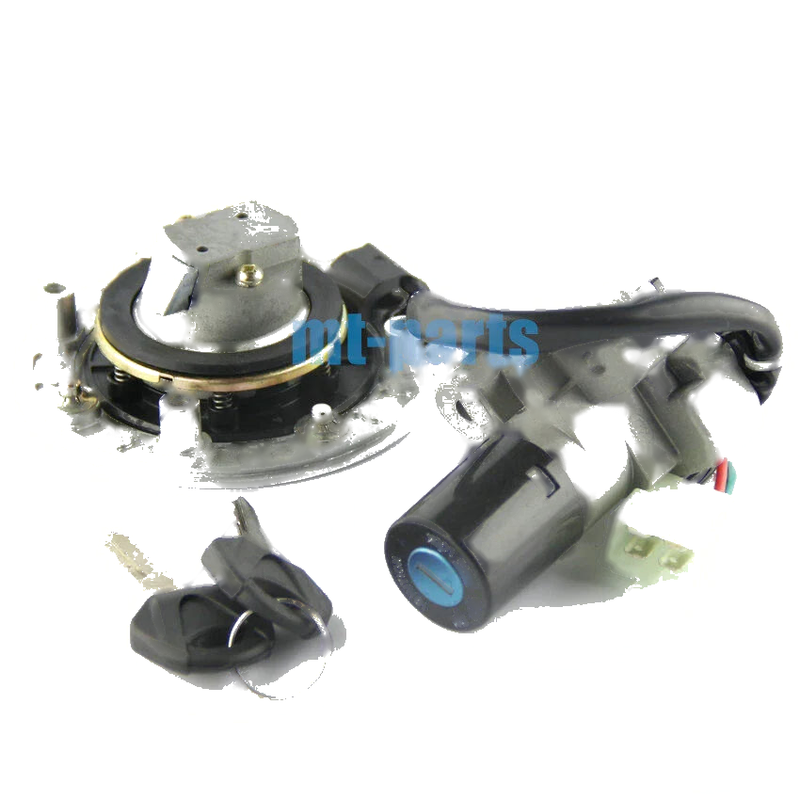 Suzuki GSX600 GSX750 Ignition Key Switch Fuel Tank Cap Lock Set (1989-1997)