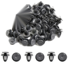 Honda 50pcs 9mm Gray Plastic Car Rivets Bumper Retainer Clips