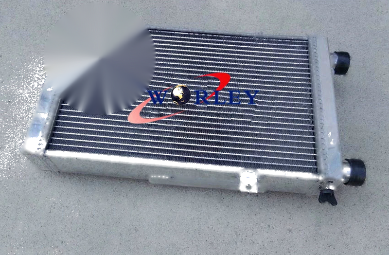 Lotus Europa Coupe 3 Row Aluminum Radiator + Fans (1966-1976)
