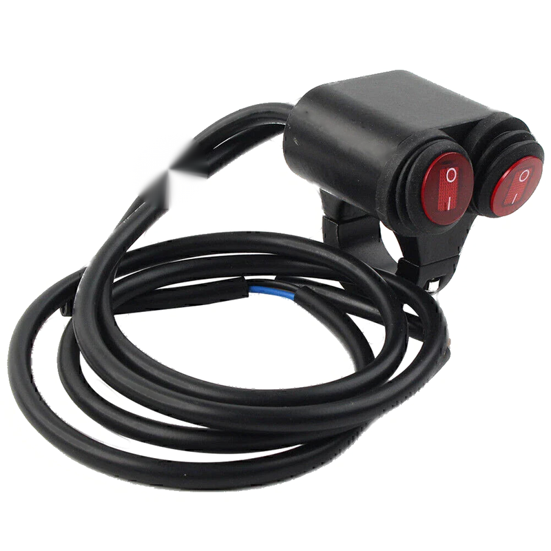 7/8" 22mm Motorcycle Handlebar Headlight Fog Spot Light Switch
